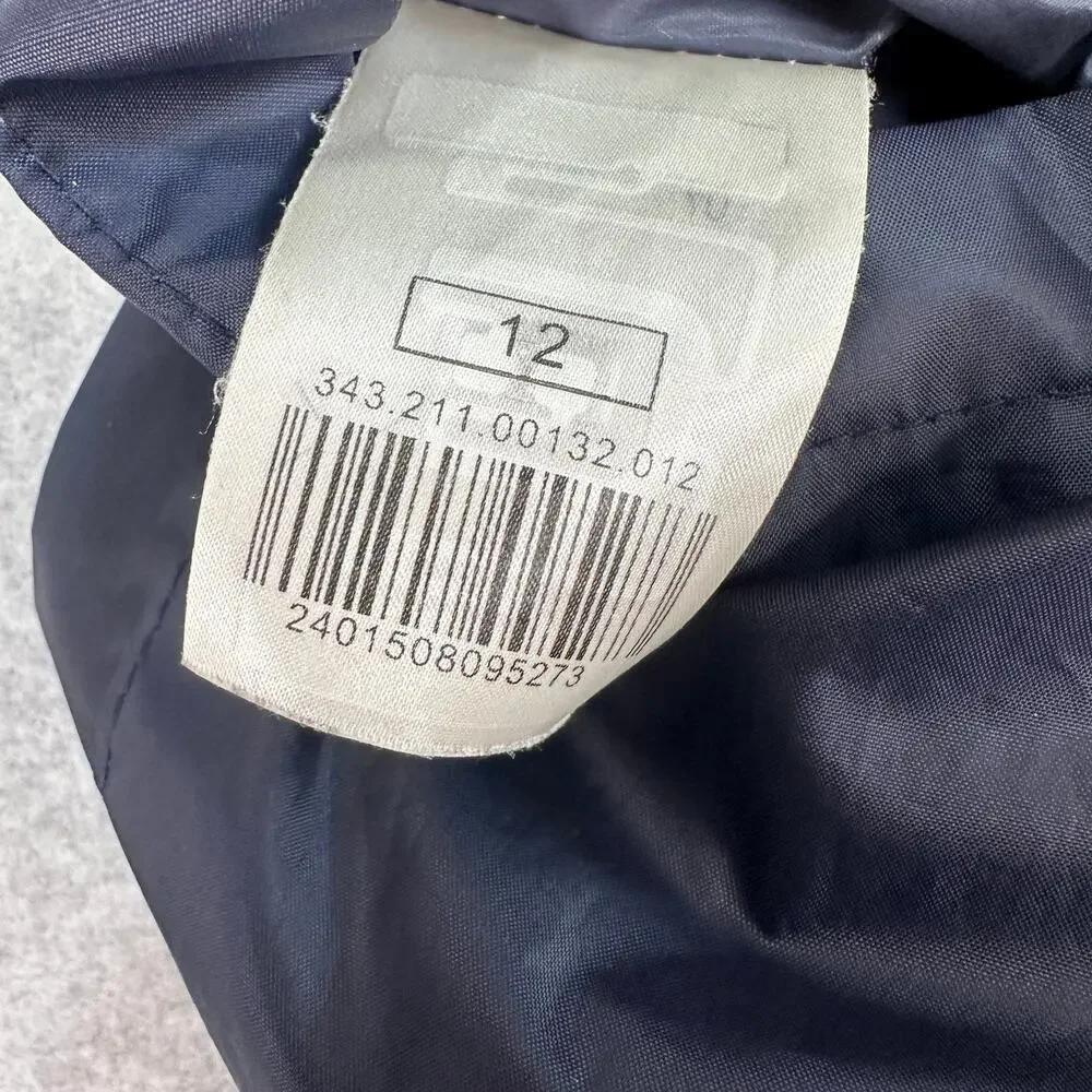 Mountain Pro Jacket Navy Hooded Zip Front Youth 12 Montana Rain Shell Gorpcore